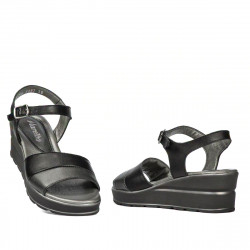 Sandali donna 5087 nero combinato