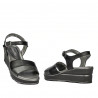 Sandali donna 5087 nero combinato