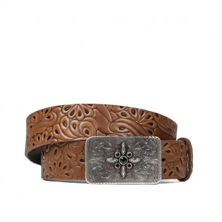 Cintura unisex 08ld marrone scuro