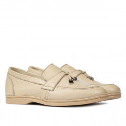 Mocassini donna 6054 crema