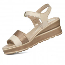 Sandali donna 5087 beige combinato