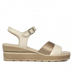 Sandali donna 5087 beige combinato