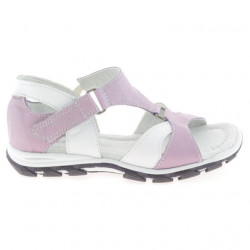 Sandali per bambini piccoli 09c viola+bianco 1