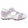 Sandali per bambini piccoli 09c viola+bianco 1