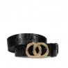 Cintura donna 09ld laccato nero