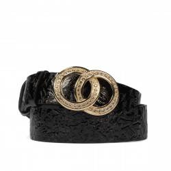 Cintura donna 09ld laccato nero