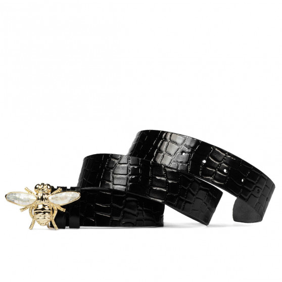 Cintura donna 01ld vernice nera