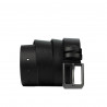 Cintura uomo 15b nero pressato