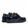 Scarpe bambini 154 vernice indaco combinato