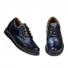 Scarpe bambini 154 vernice indaco combinato