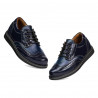 Scarpe bambini 154 vernice indaco combinato