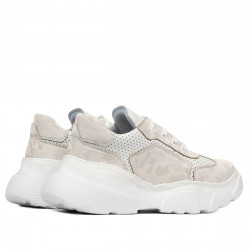 Scarpe sportive donna 6053 beige mimetico combinato