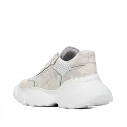 Scarpe sportive donna 6053 beige mimetico combinato