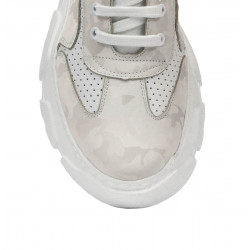 Scarpe sportive donna 6053 beige mimetico combinato