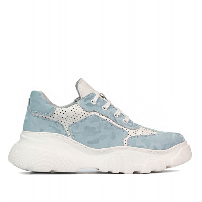 Scarpe sportive da donna 6053 blu camouflage combinato
