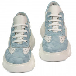 Scarpe sportive da donna 6053 blu camouflage combinato