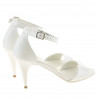 Sandali donna 1238-1 lacca beige chiaro