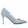 Scarpe eleganti donna 1293 vernice blu