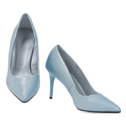 Scarpe eleganti donna 1293 vernice blu