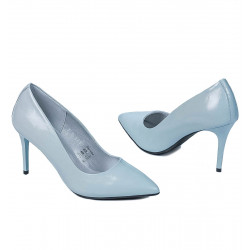 Scarpe eleganti donna 1293 vernice blu