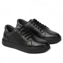 Scarpe sportive adolescenti 383 nero combinato