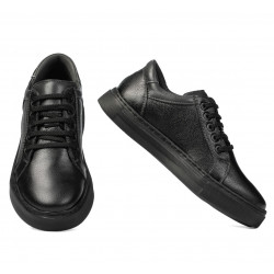 Scarpe sportive adolescenti 383 nero combinato