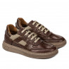 Scarpe sportive 942 marrone combinato