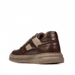 Scarpe sportive 942 marrone combinato