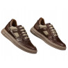 Scarpe sportive 942 marrone combinato