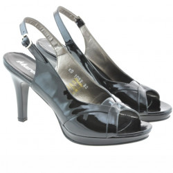 Sandali donna 1052 vernice nera