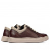 Scarpe sportive adolescenti 383 bordeaux combinato