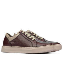 Scarpe sportive adolescenti 383 bordeaux combinato