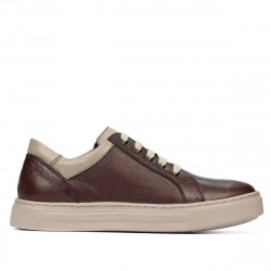 Scarpe sportive adolescenti 383 bordeaux combinato