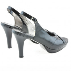 Sandali donna 1052 vernice nera