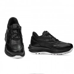 Scarpe sportive donna 6055 nero combinato