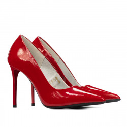 Scarpe eleganti donna 1289 vernice rossa