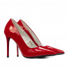 Scarpe eleganti donna 1289 vernice rossa
