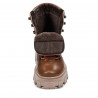 Scarponcini da donna 3373 marrone combinato