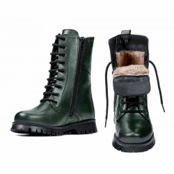 Stivaletti bambini 3027 verde madreperlato