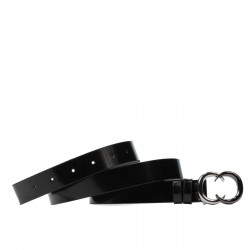 Cintura donna 37m vernice nero