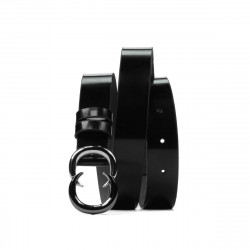 Cintura donna 37m vernice nero