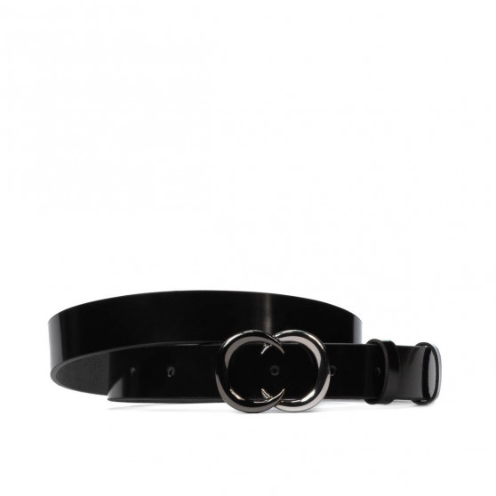 Cintura donna 37m vernice nero