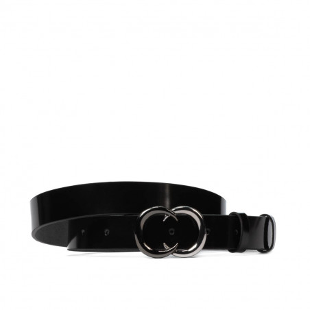 Cintura donna 37m vernice nero