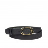Cintura donna 35m indigo pressato