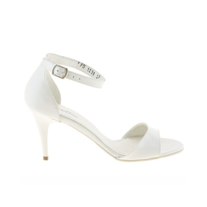 Sandali donna 1238-1 lacca beige chiaro