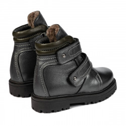 Stivaletti bambini piccoli 109c grigio perlato combinato