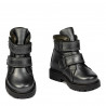 Stivaletti bambini piccoli 109c grigio perlato combinato
