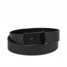 Cintura uomo 62b bicolore nero+nero opaco