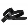 Cintura uomo 62b bicolore nero+nero opaco
