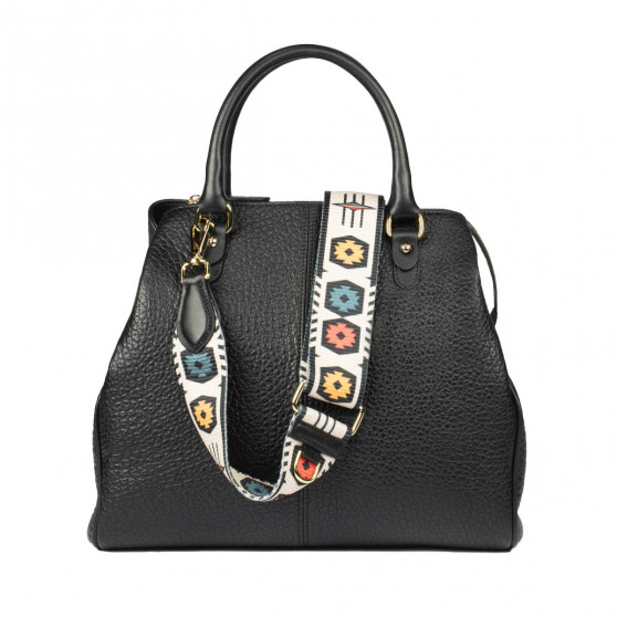 Borsa da donna a mano 002g nero